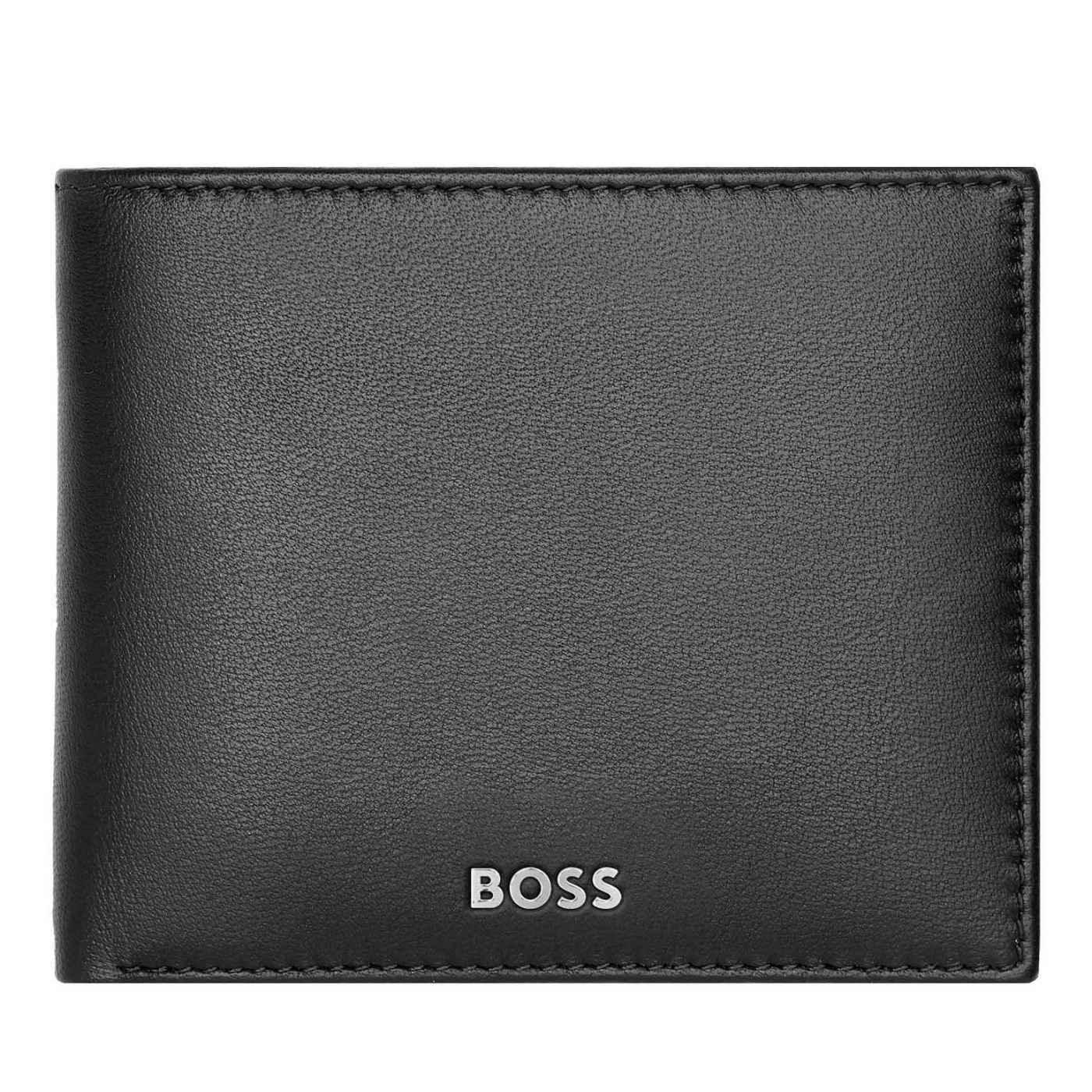 BOSS Leather Wallet Classic Smooth Black
